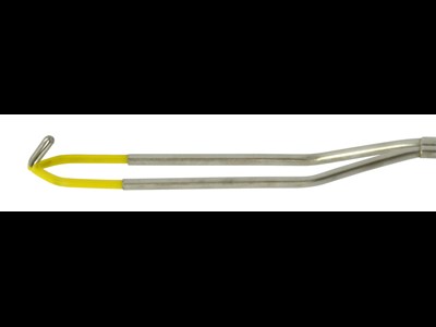 Single stem monopolar Collins knife electrode