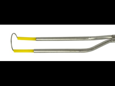 Single stem monopolar cutting electrode-90 deg