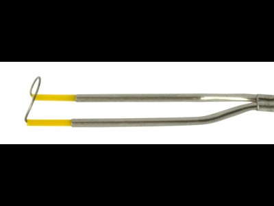 Single stem monopolar cutting electrode