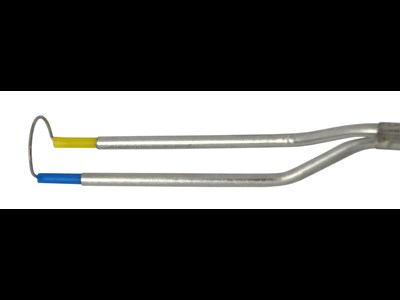 Single stem bipolar cutting loop electrode 90 deg-saline-Large
