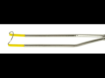 Double stem monopolar cutting loop electrode