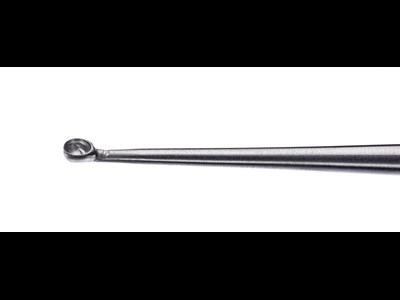 Ophthalmic curette-double ended