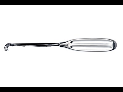 St Clair Thomson adenoid curette complete with guard-10mm